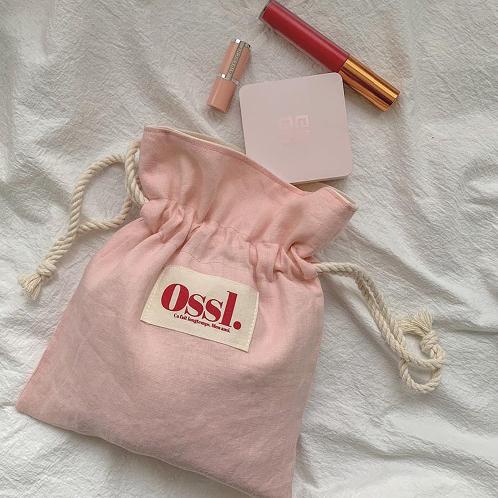 [Ossl] Ossl Handmade Linen Pouch | pouch,string pouch,cooking dog pouch,bokjori pouch,pouch,ossl