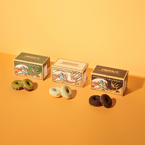 Protein Donut (6 flavors : Cacao, Green tea, Earl gray, Choco banana, Blueberry cheesecake, Strawber | PROTEIN, BAKERY, DONUT, PROTEIN, BAKERY, DONUT